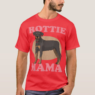 Camiseta Rottie Mama Proprietário do Cachorro Rottweiler