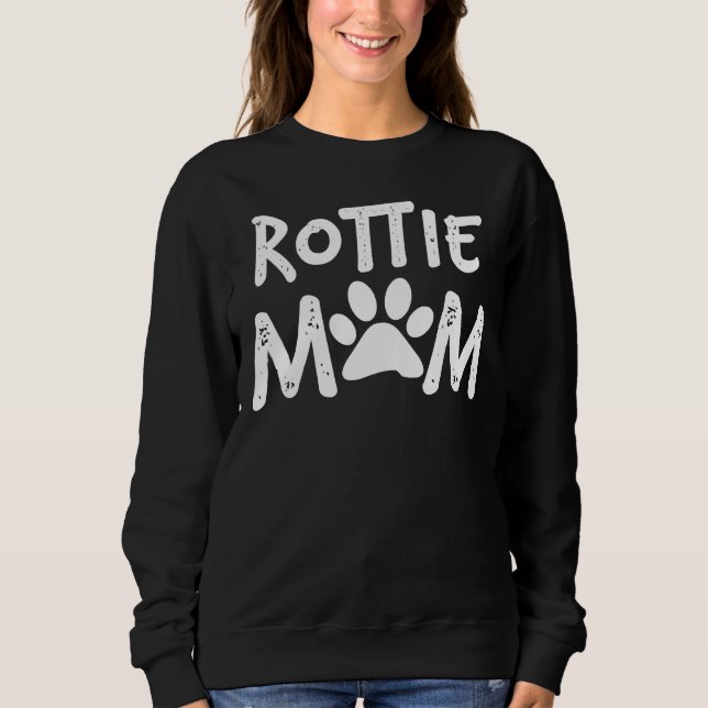 Camiseta Rottie Mamãe Rottweiler Dog Mais Bem (Frente)