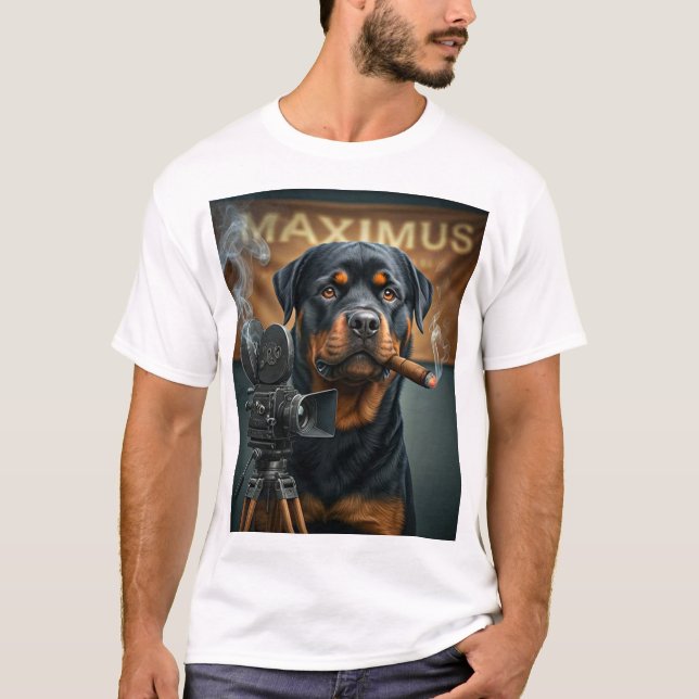 Camiseta Rottie o cineasta (Frente)