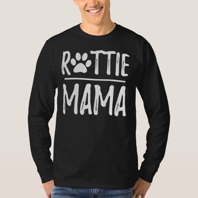 Camiseta Rottie Rottweiler Cão Mãe (Frente)