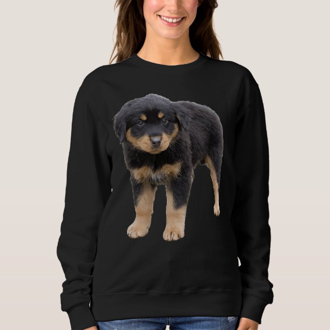 Camiseta Rottsky Puppy Brave Dog Lovers Para Rottweiler E (Frente)