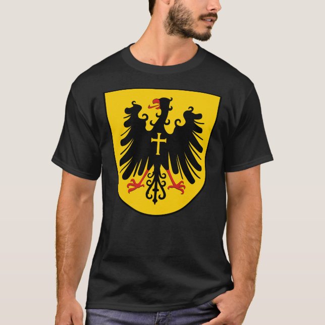 Camiseta Rottweil Casaco de Armas Alemanha (Frente)