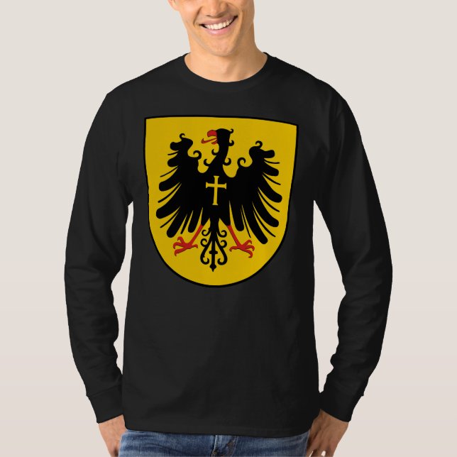 Camiseta Rottweil Casaco de Armas Alemanha (Frente)