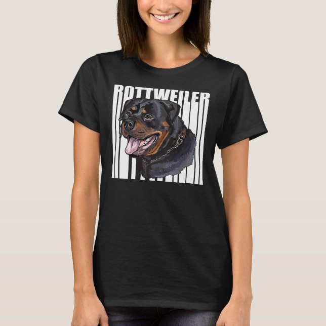 Camiseta Rottweiler 10 (Frente)