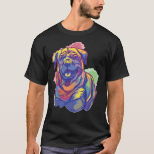 Camiseta Rottweiler Adorável Cão Rottie Rotação Rotação Mãe