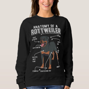 Camiseta Rottweiler Anatomia Cão