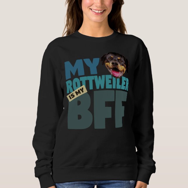 Camiseta Rottweiler Bff Dog Melhor Amigo (Frente)