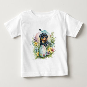 Camiseta Rottweiler Cachorro Páscoa, Felz pascoa Rottweiler