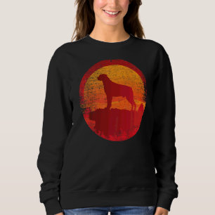 Camiseta Rottweiler Cachorro Retro Sunset