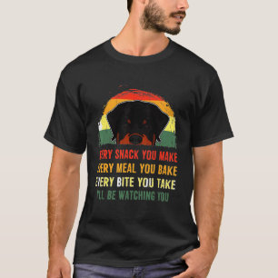 Camiseta Rottweiler Cada Pica Que Você Faz Cada Refeição Qu