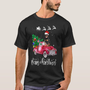 Camiseta Rottweiler Cão Cachorro Caminhão Vermelho