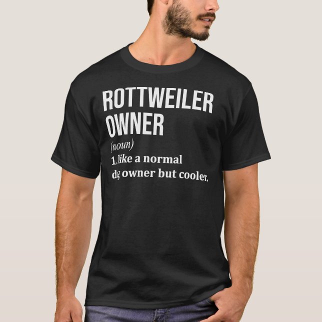 Camiseta Rottweiler Cão Para Mulheres (Frente)