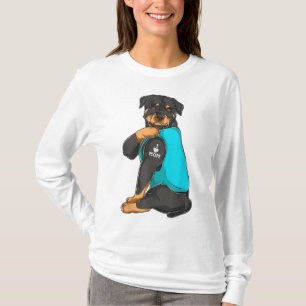 Camiseta Rottweiler Eu Amo A Mãe Tatto Roupa, Cachorro Mamã