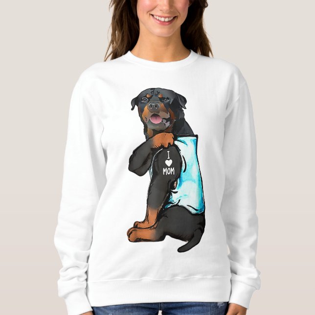 Camiseta Rottweiler Eu Amo A Mãe Tatuagem (Frente)