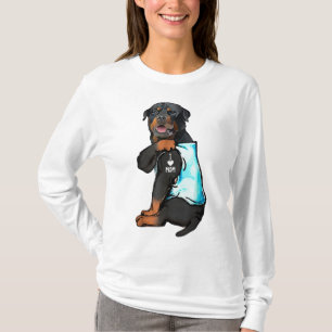 Camiseta Rottweiler Eu Amo A Mãe Tatuagem