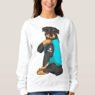 Camiseta Rottweiler Eu Amo Mamãe Tatuagem Roupa Cachorro Ma