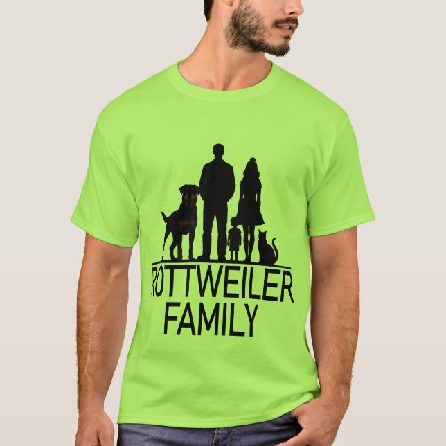 CAMISETA ROTTWEILER - FAMILY (Frente)