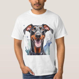 Camiseta Rottweiler Feliz Cachorro