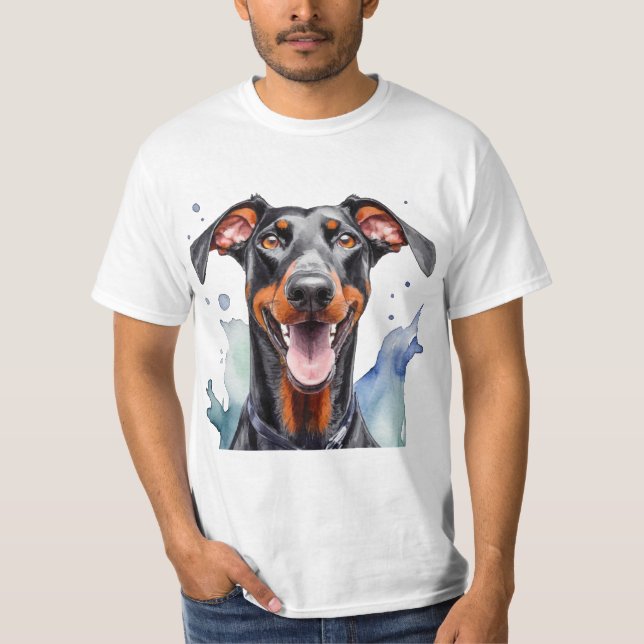 Camiseta Rottweiler Feliz Cachorro (Frente)