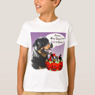 Camiseta Rottweiler Halloween Candy