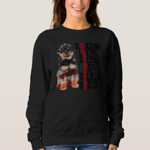 Camiseta Rottweiler Incrível Adorável Forte e Feliz Gr Inal