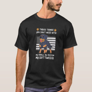 Camiseta Rottweiler Mãe Rottie Lover Cães de Emergência Ame