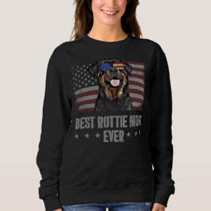 Camiseta Rottweiler Melhor Cachorro Mãe Alguma Vez Retro
