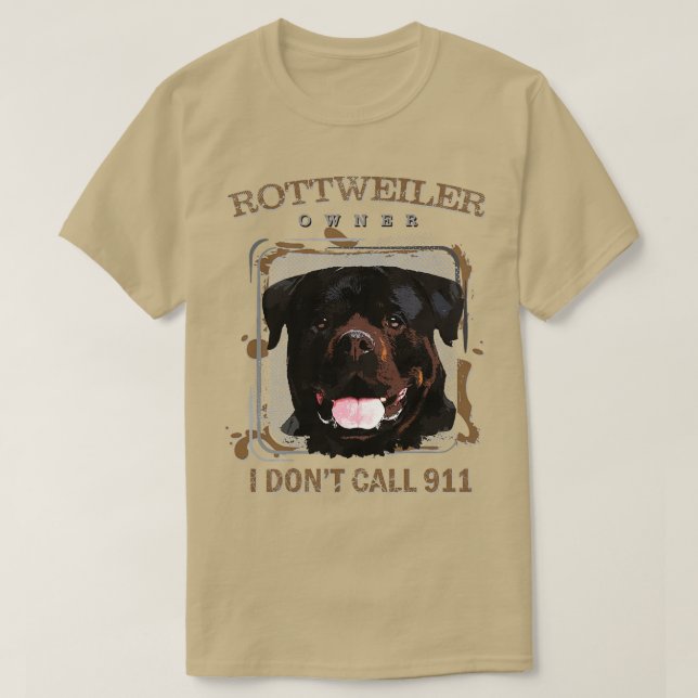 Camiseta Rottweiler Metzgerhund (16) (Frente do Design)