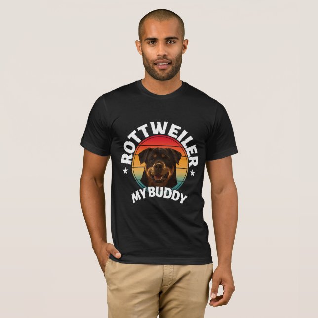 Camiseta rottweiler meu companheiro (Frente Completa)