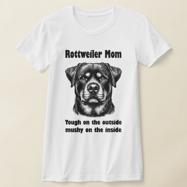 Camiseta Rottweiler Mom- Rotti (Postura )