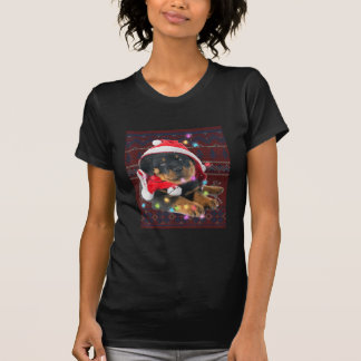 Camiseta Rottweiler Natal Luzes Feias Suores Feios