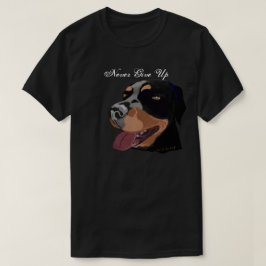 Camiseta Rottweiler Nunca Desistir