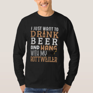 Camiseta Rottweiler Pai Engraçado Dia de os pais Rótulo Cac