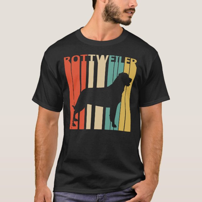 Camiseta Rottweiler Para Pai De Cães Ou Mãe De Cães (Frente)