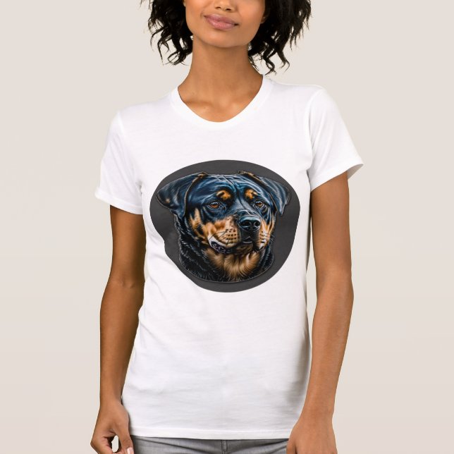 Camiseta Rottweiler preto (Frente)