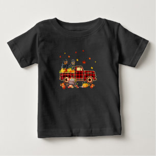 Camiseta Rottweiler Pumpkin Fall Folha de Graças