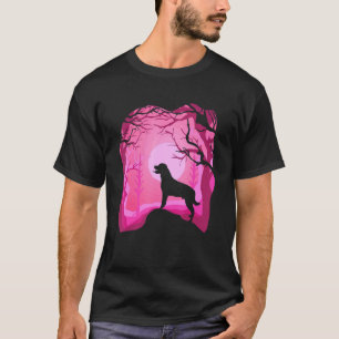 Camiseta Rottweiler Retro-Rosa Vintage Retro-Rosa Rottweile