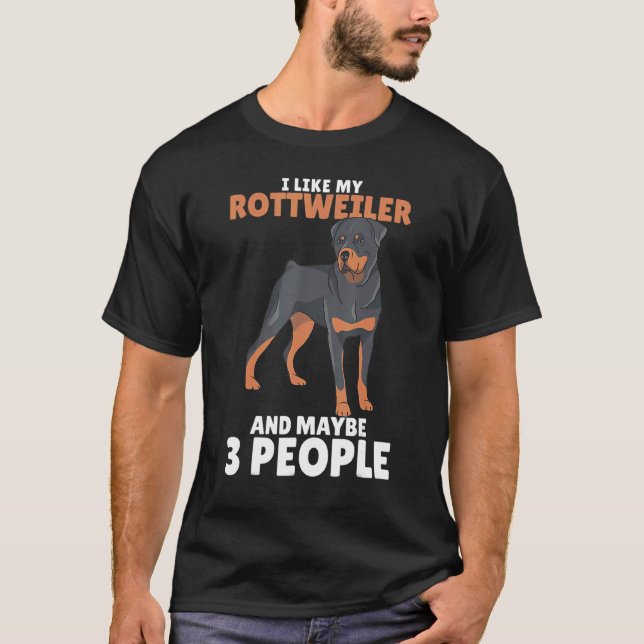 Camiseta Rottweiler Rottie Eu Gosto Amor Cachorro (Frente)