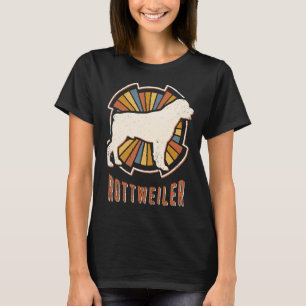 Camiseta Rottweiler Vintage Refletor Clássico Amor a Cão