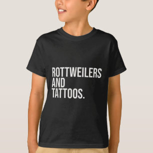 Camiseta Rottweilers e Tatuagens Dono de Rottweiler Cachorr