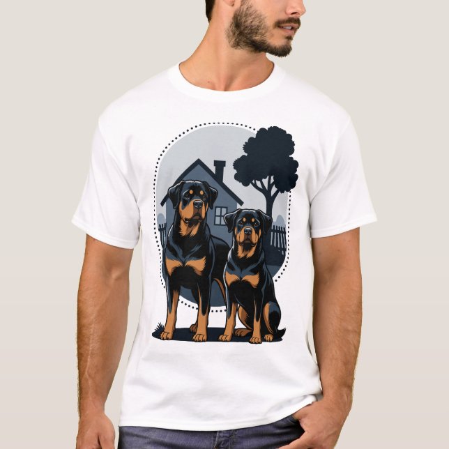 Camiseta Rottweilers - Family - Home (Frente)