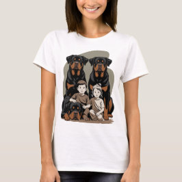 Camiseta Rottweilers, Guardas de Família