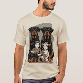 Camiseta Rottweilers, Guardiões Familiares
