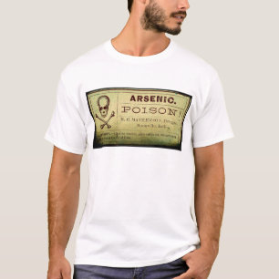 Camiseta Rótulo de Arsênio Danificado