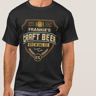 Camiseta Rótulo de Cerveja Artesanal Personalizado Companhi