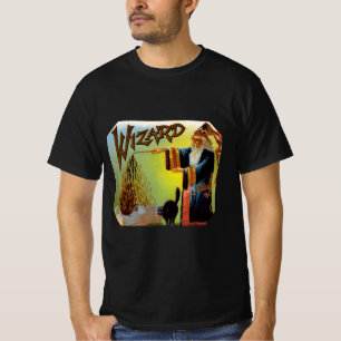 Camiseta Rótulo de charuto vintage, Mágico Feiticeiro com G