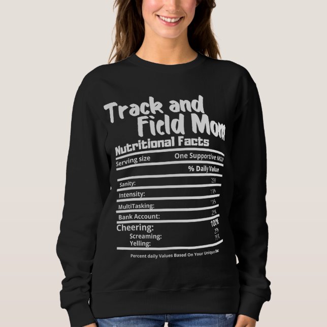 Camiseta Rótulo de Fato de Nutrição da Mãe de Rastreio e Ca (Frente)
