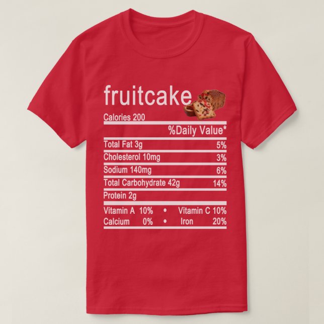 Camiseta rótulo de Fatos Nutricionais (Frente do Design)