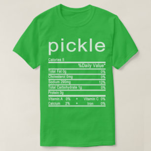 Camiseta Rótulo dos fatos nutricionais