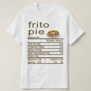 Camiseta rótulo Fatos de Nutrição do frasco